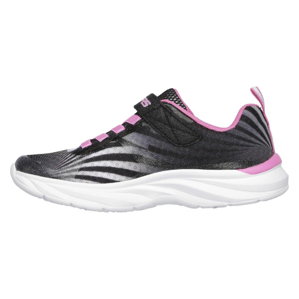 Skechers Girl's Pepsters Black/Pink Athletic Shoe