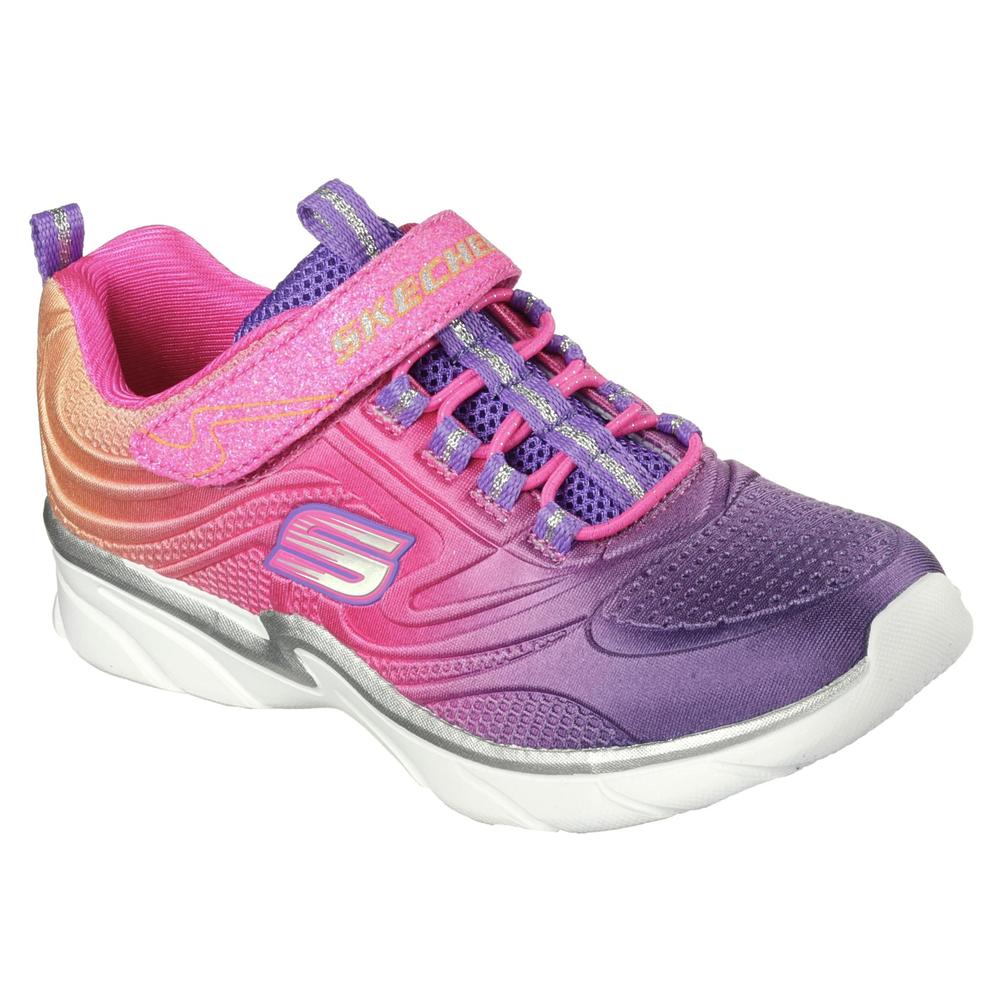 Skechers Girl's Swirly Girl Shine Vibe Purple/Pink Athletic Shoe