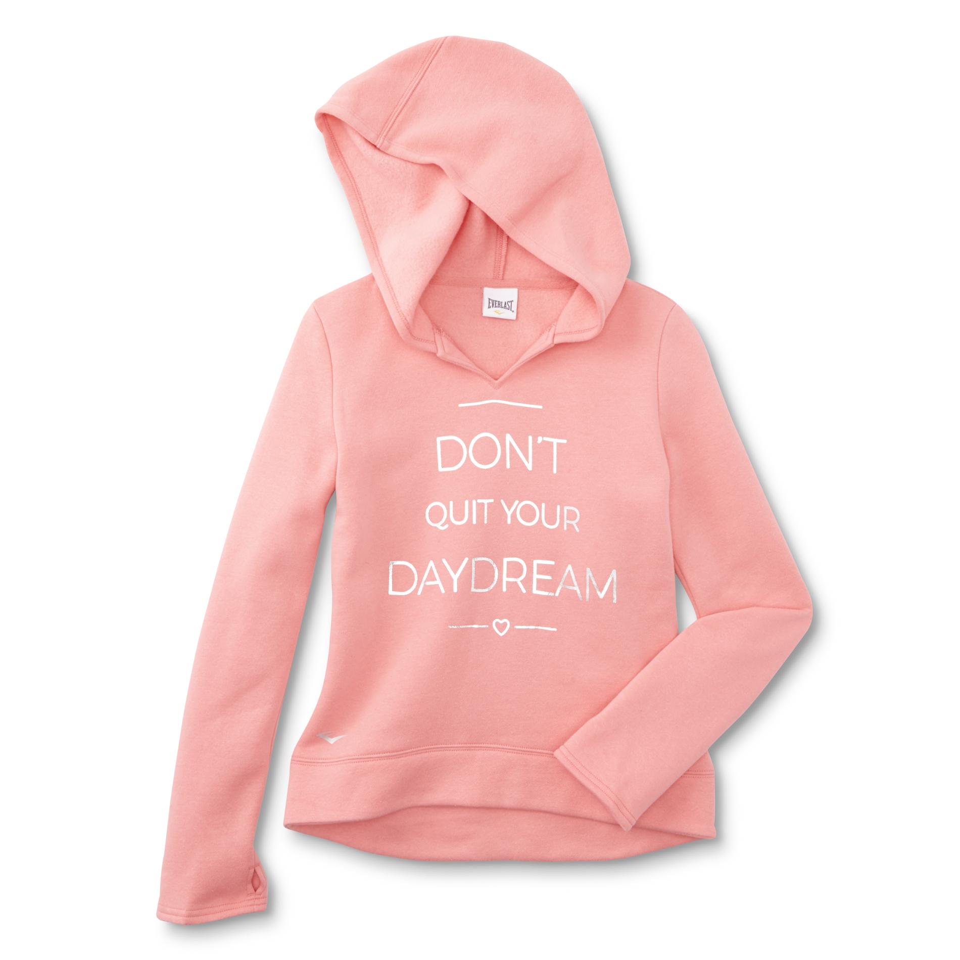Everlast&reg; Girl's Graphic Hoodie - Don't Quit Your Daydream