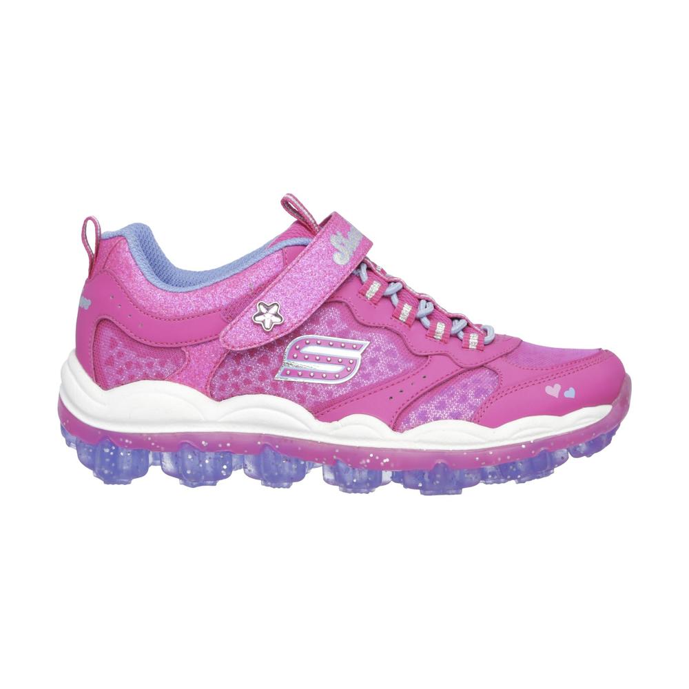 Skechers Girl's Skech-Air Stardust Galaxy Pink/Glitter Athletic Shoe