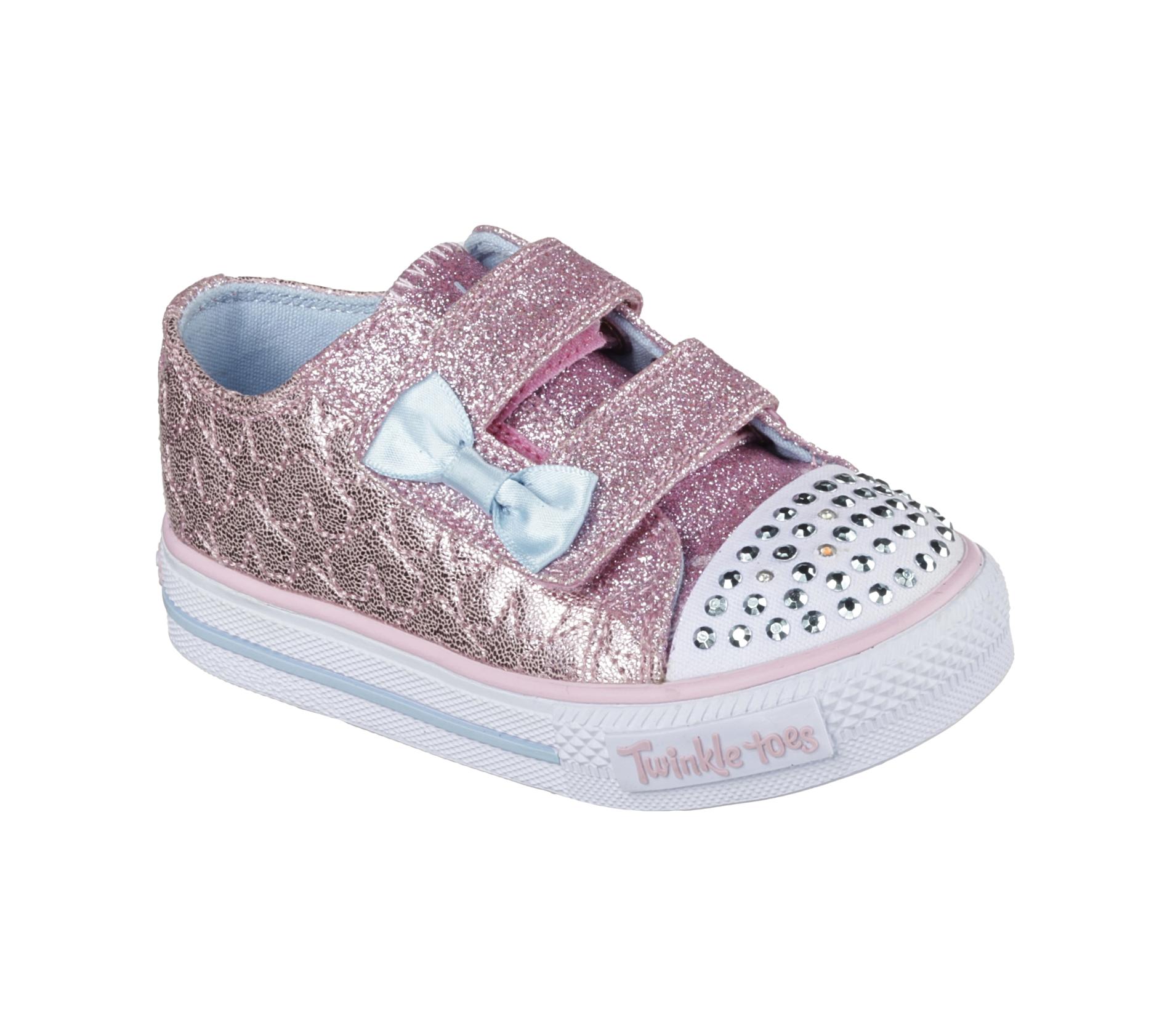 Skechers Toddler Girl's Twinkle Toes Shuffles Starlight Style Sneaker ...