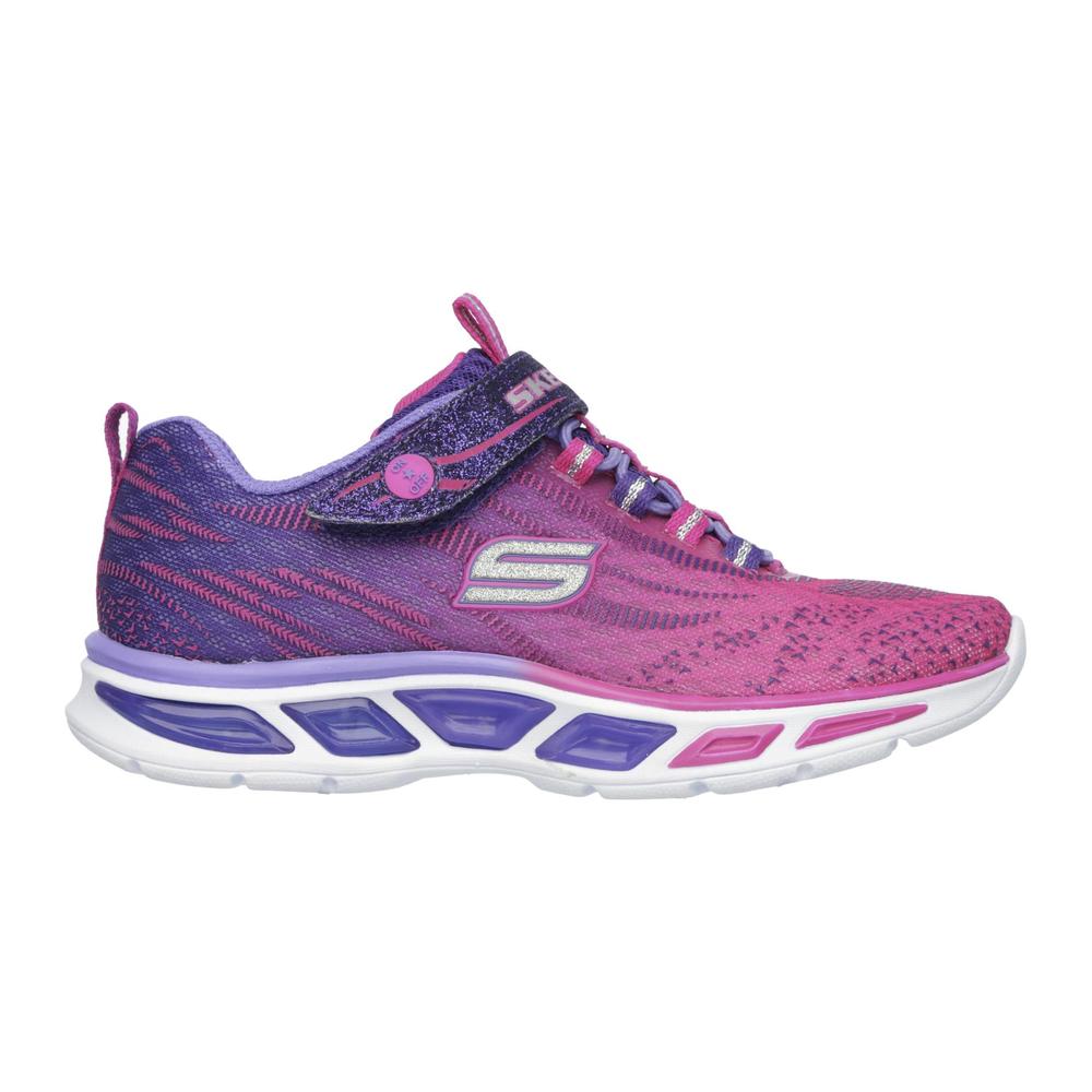 Skechers Girl's Litebeams Pink/Purple Athletic Shoe