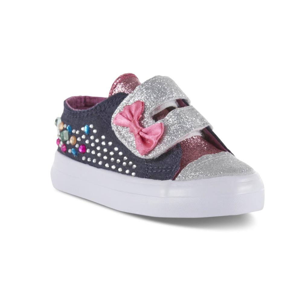 Piper & Blue Toddler Girls' Luna Sneaker - Pink/Blue