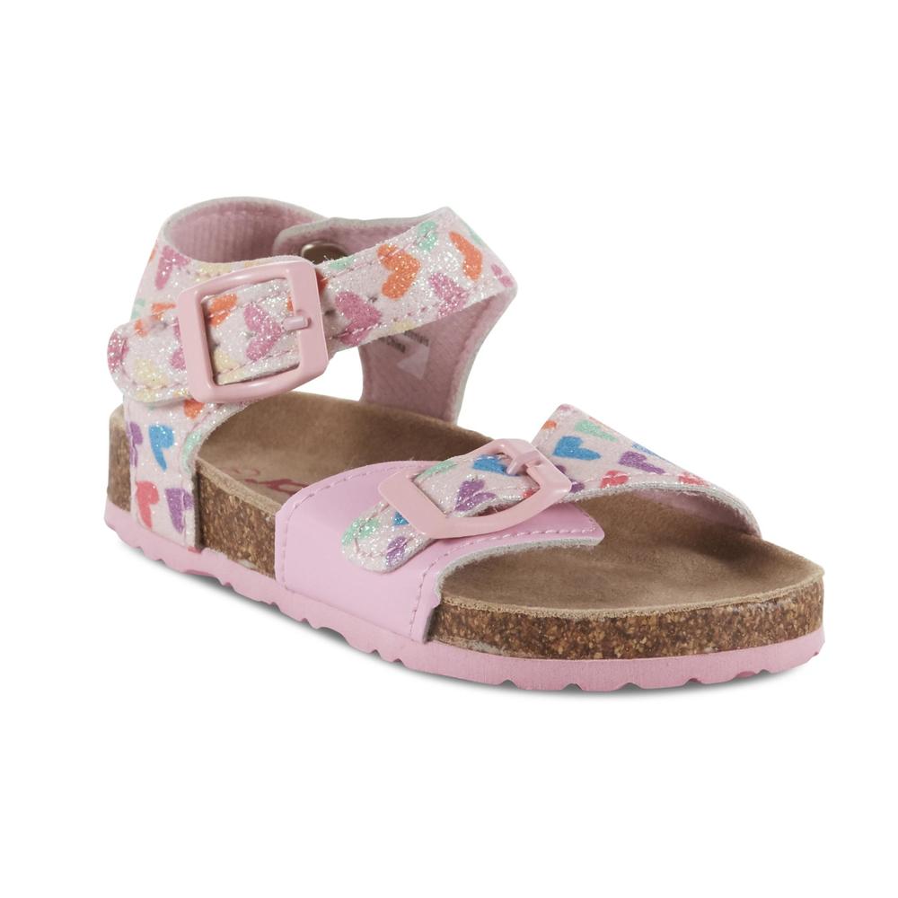 Josmo Toddler Girls' Havi Pink/Heart Sandal