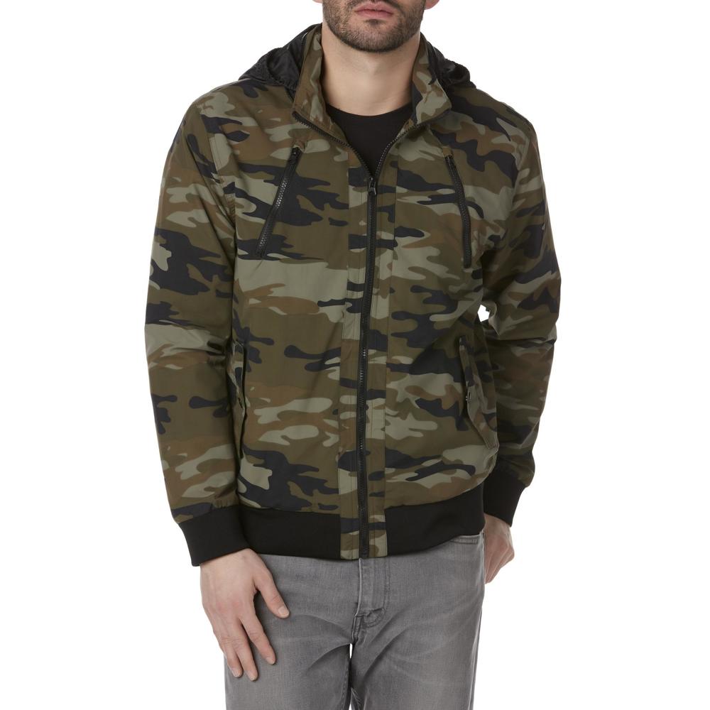 Simply Styled Men's Windbreaker Jacket - Camouflage