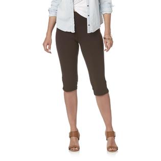 Basic Editions Women's Capri Leggings