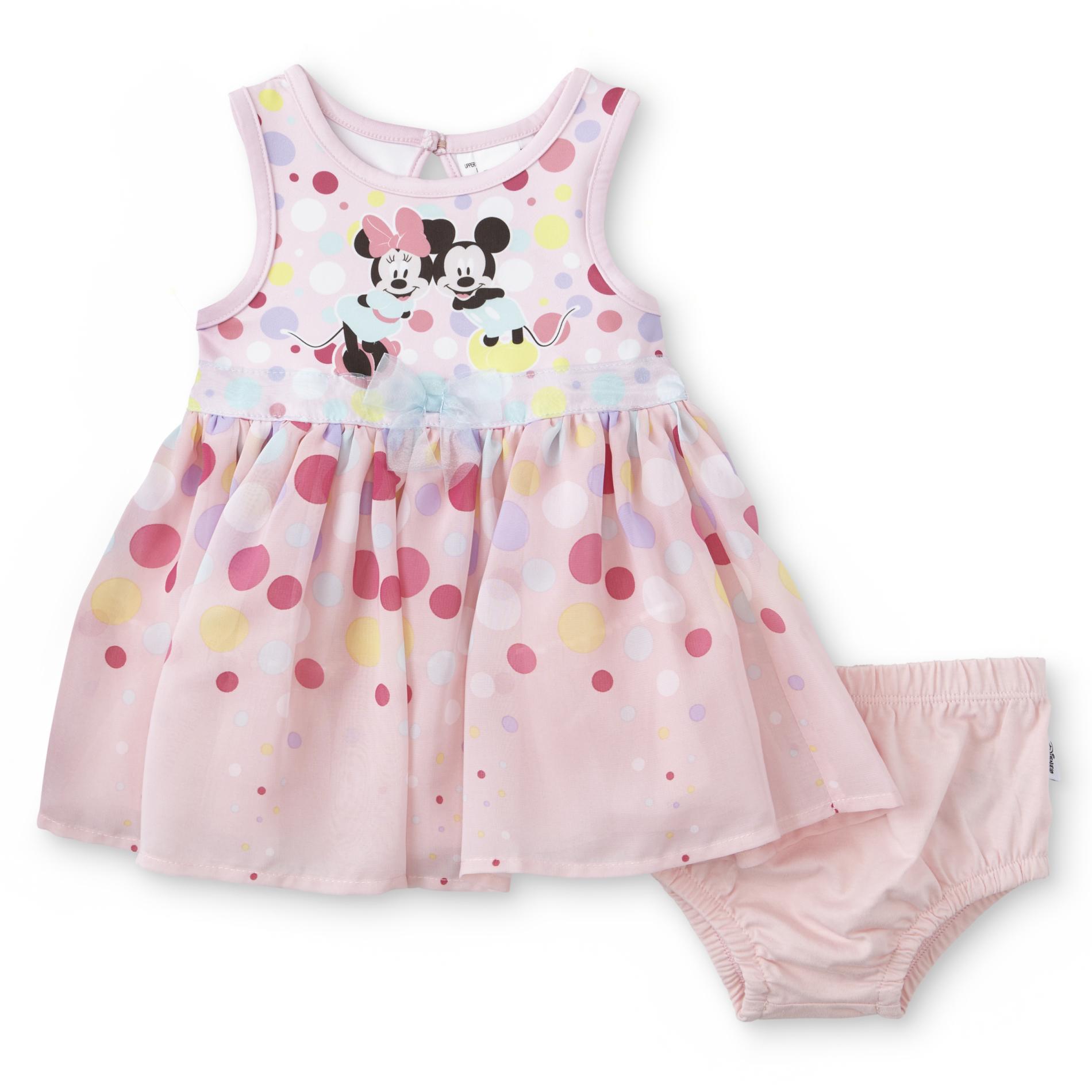 Disney Minnie Mouse Infant Girls' Dress & Diaper Cover