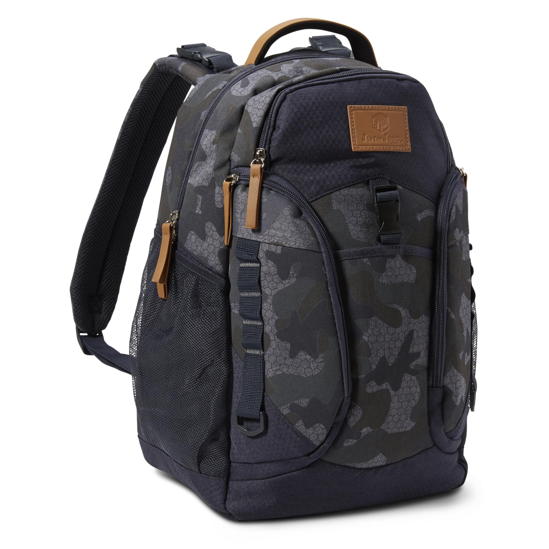 Jeep Backpack Diaper Bag & Changing Pad - Camouflage