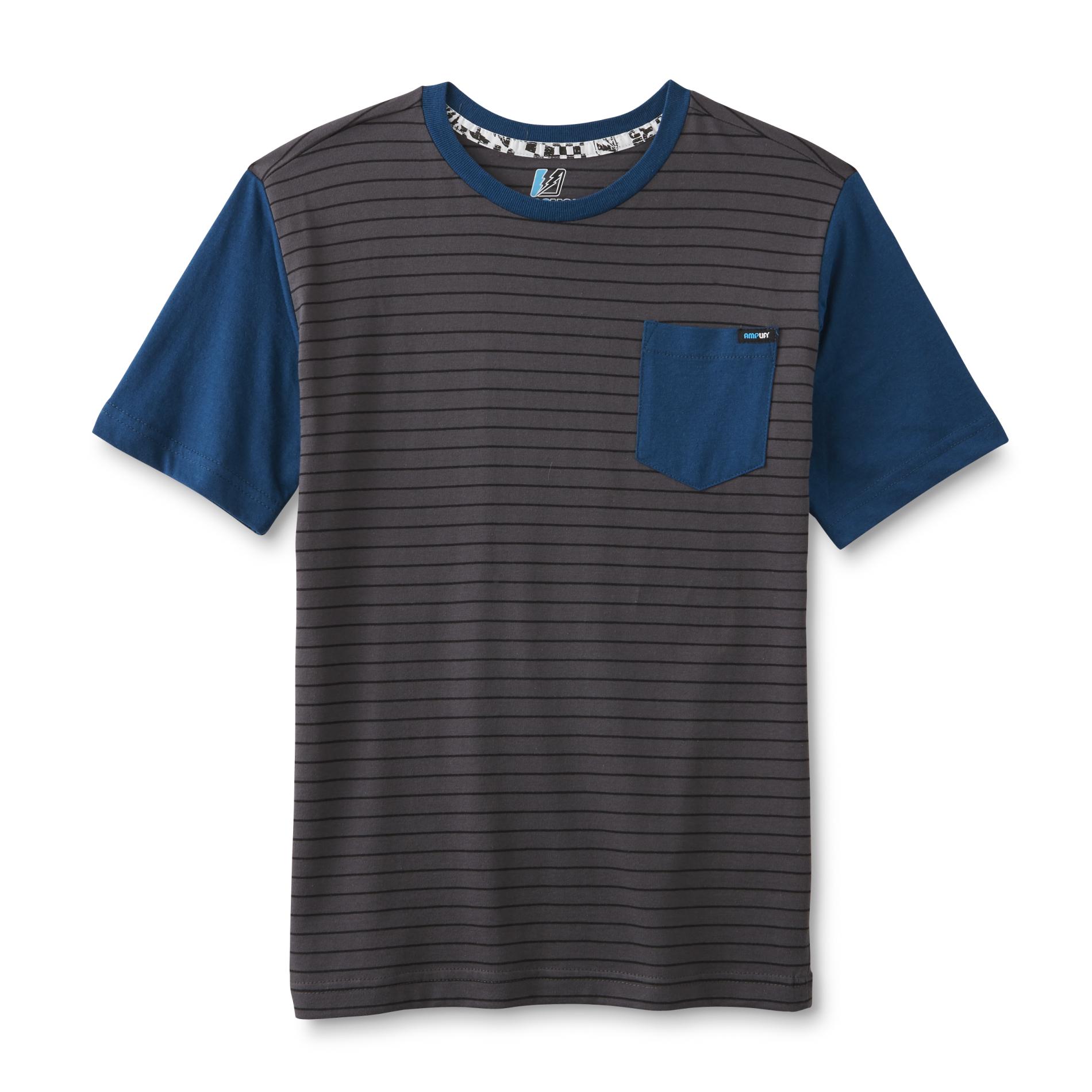 Amplify Boy's Pocket T-Shirt - Striped