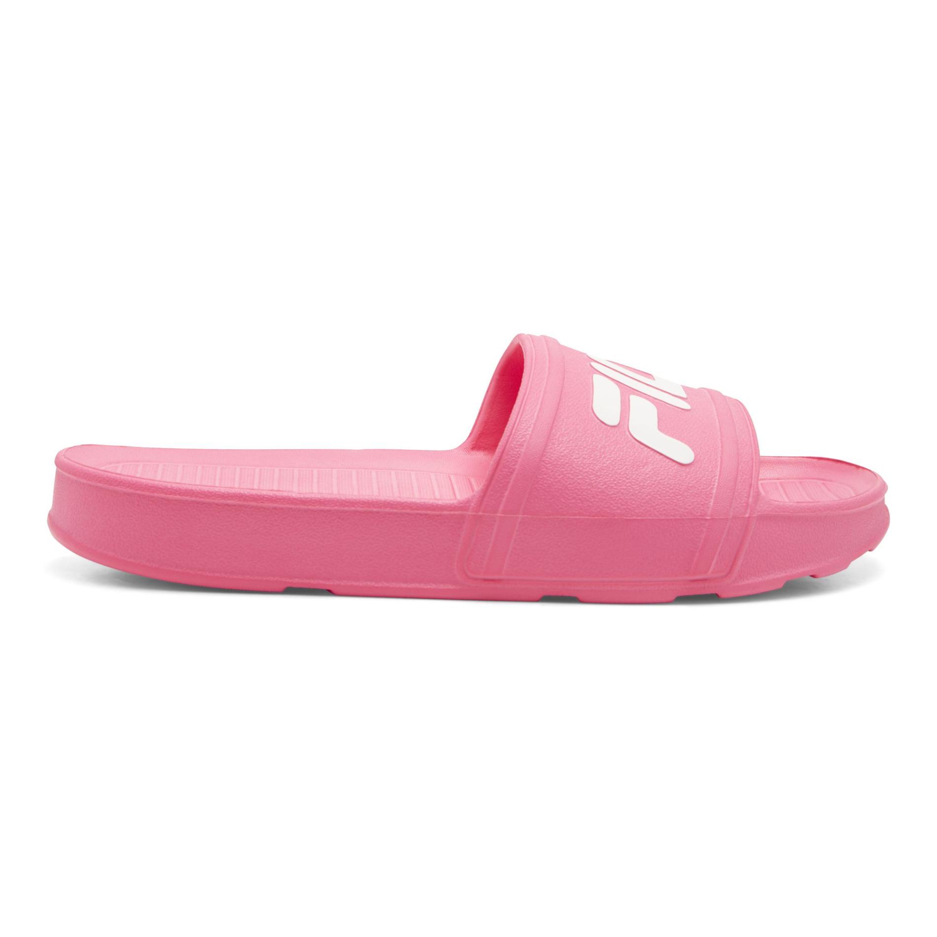Fila Women's Sleek Pink Athletic Slide Sandal