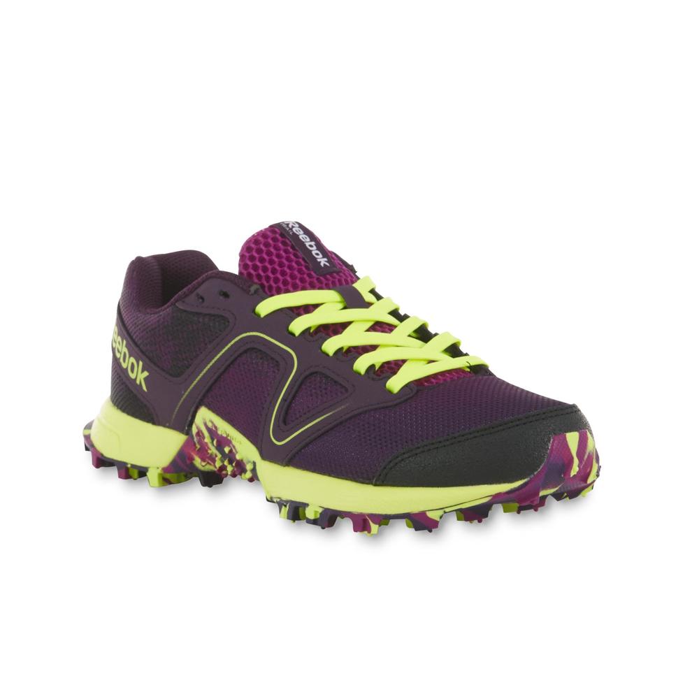 Reebok Women's Dirtkicker Trail II Purple/Yellow Running Shoe