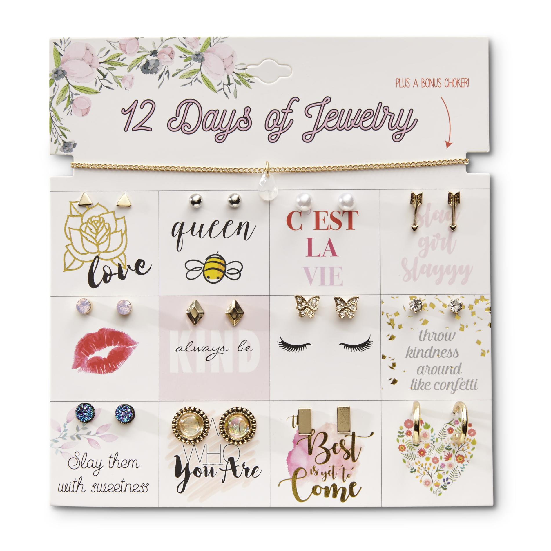 Attention Women&#8217;s 12 Days Of Jewelry Set