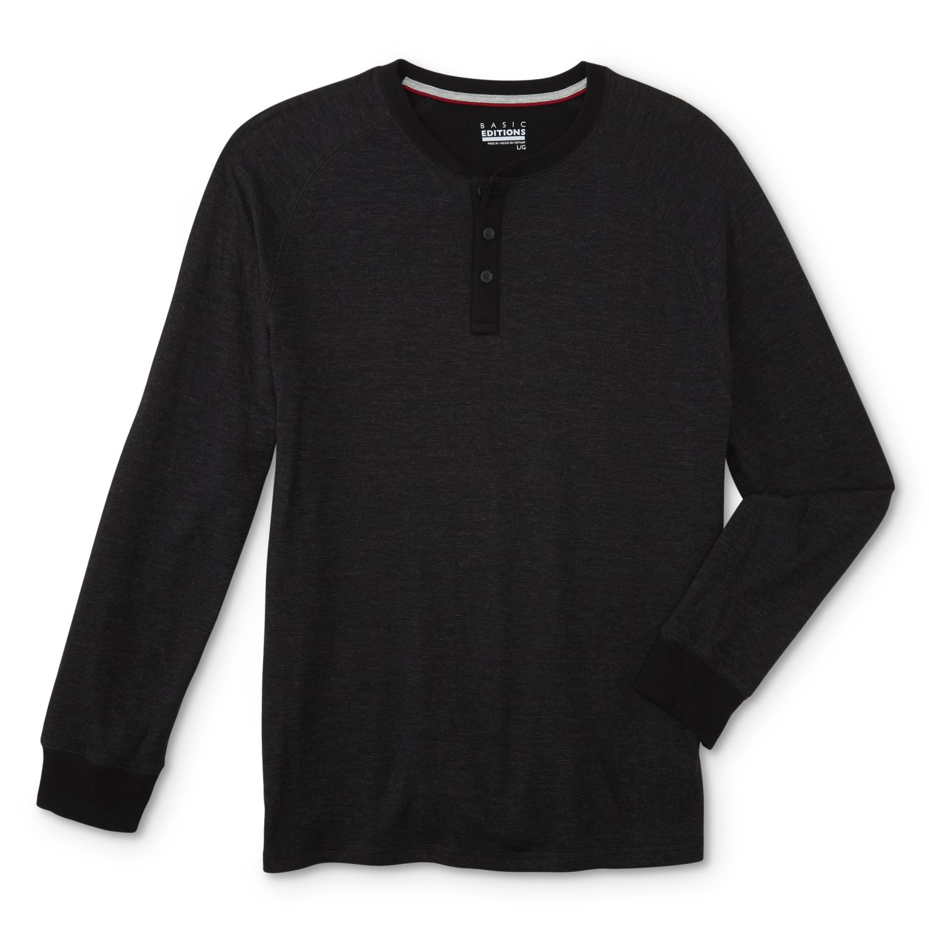 Basic Editions Men's Henley Shirt