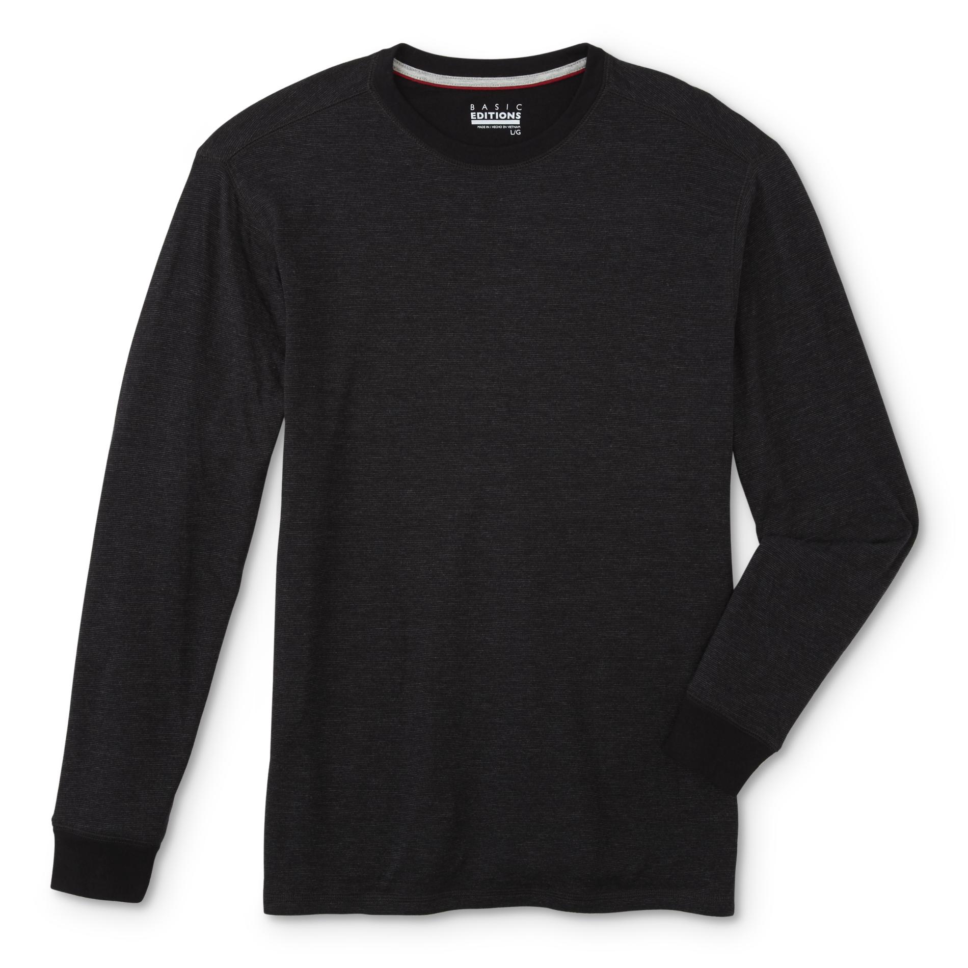 Basic Editions Men s Long Sleeve Crew Neck Shirt Basic Editions Men s Long Sleeve Crew Neck Shirt