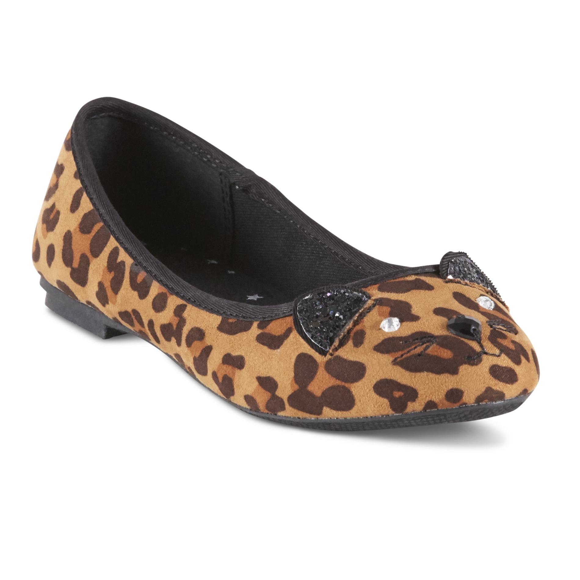 Piper Girls' Debra Brown/Leopard Ballet Flat, 13 - (Toddler/Youth) Piper Girls' Debra Brown/Leopard Ballet Flat, 13 - (Toddler/Youth)