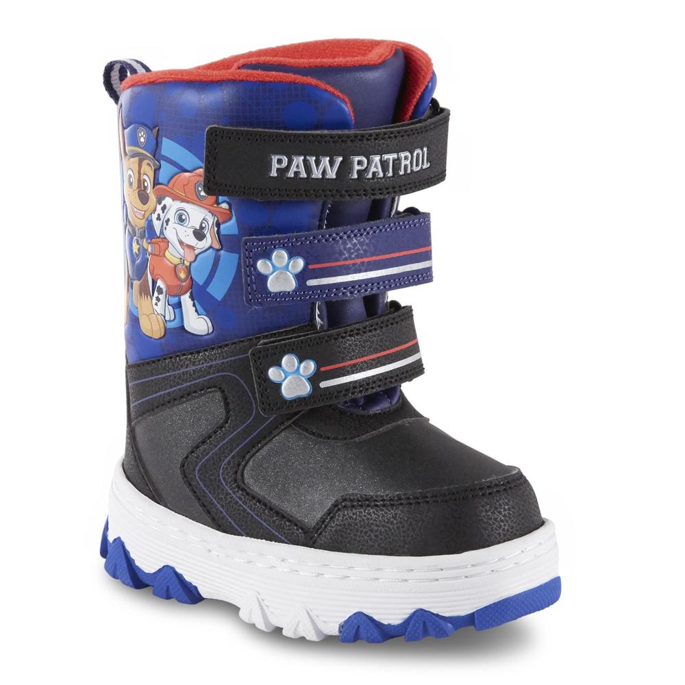 Character Toddler Boys' PAW Patrol Blue/Black/Red Winter Boot