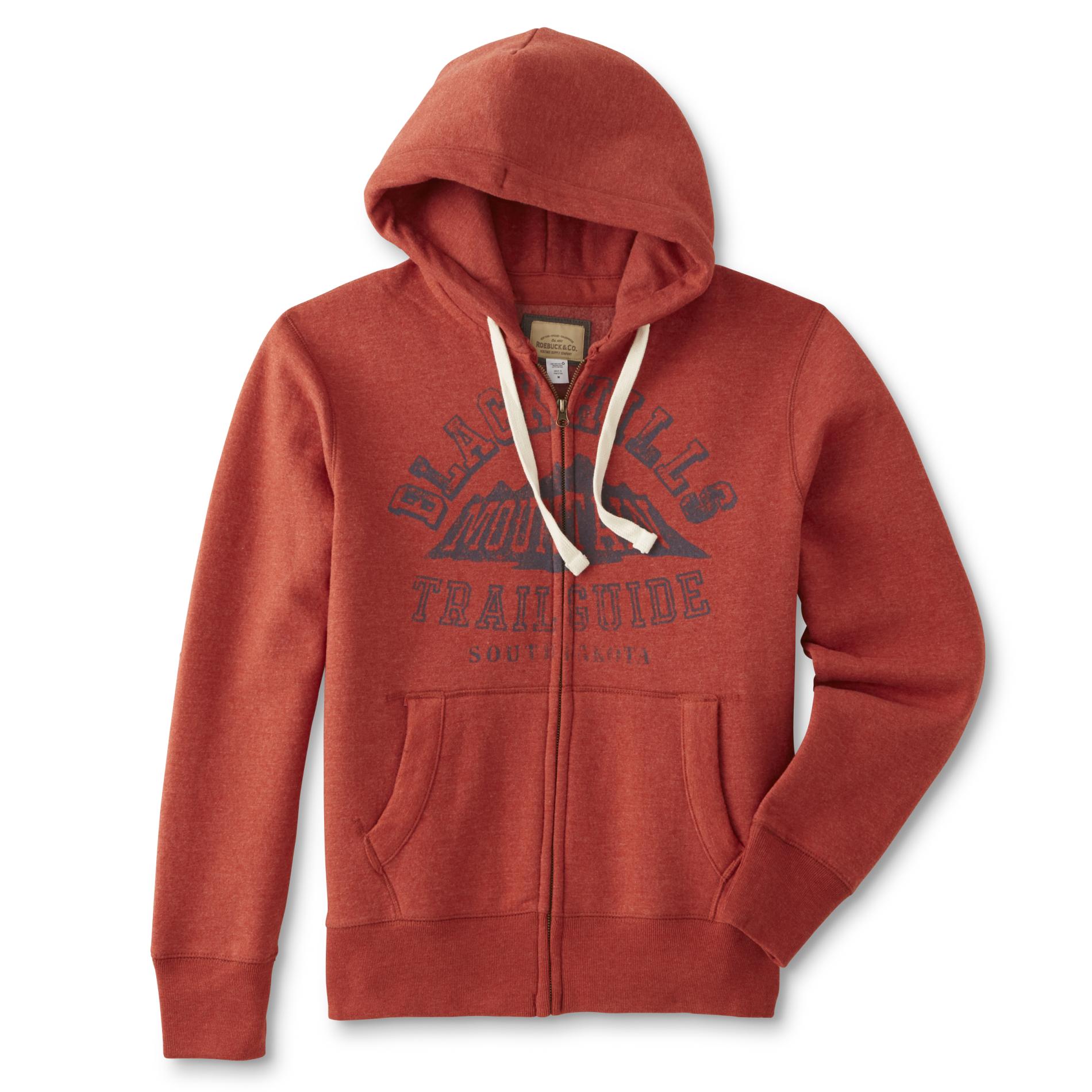Roebuck & Co. Young Men's Graphic Hoodie Jacket - Mountain Trail Guide
