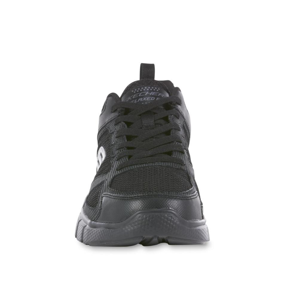 Skechers Men's Relaxed Fit On Track Sneaker - Black Wide Width Available