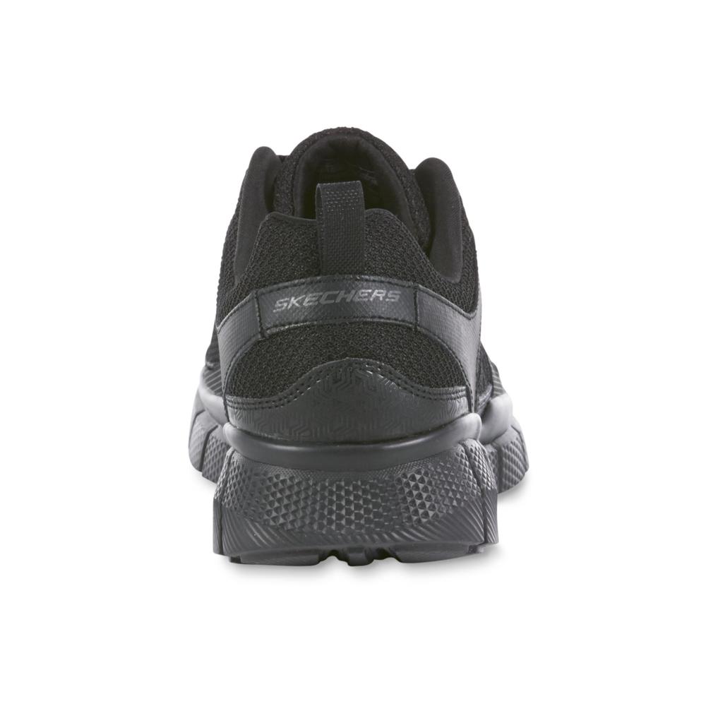 Skechers Men's Relaxed Fit On Track Sneaker - Black Wide Width Available