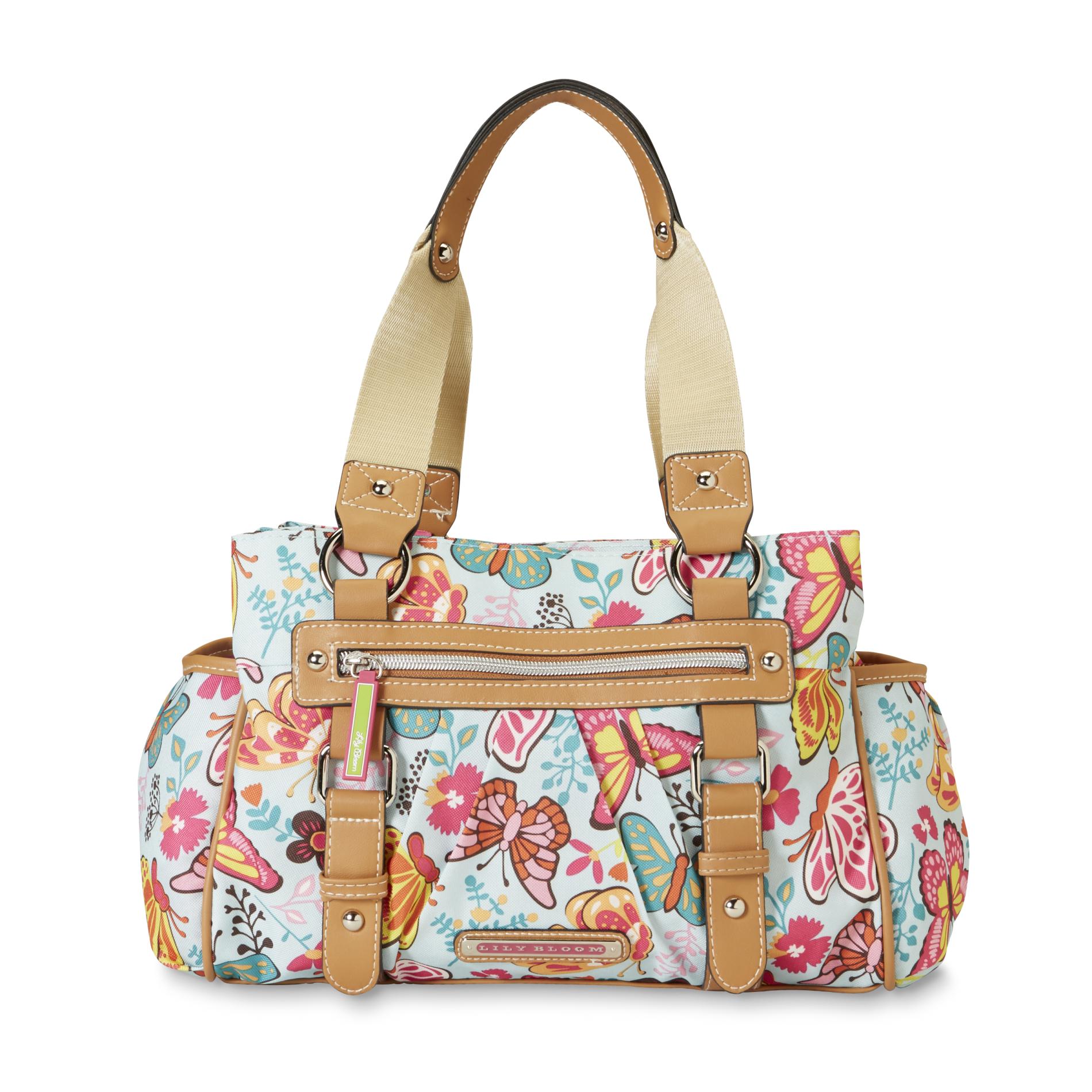 Lily Bloom Women's TripleSection Handbag Butterflies
