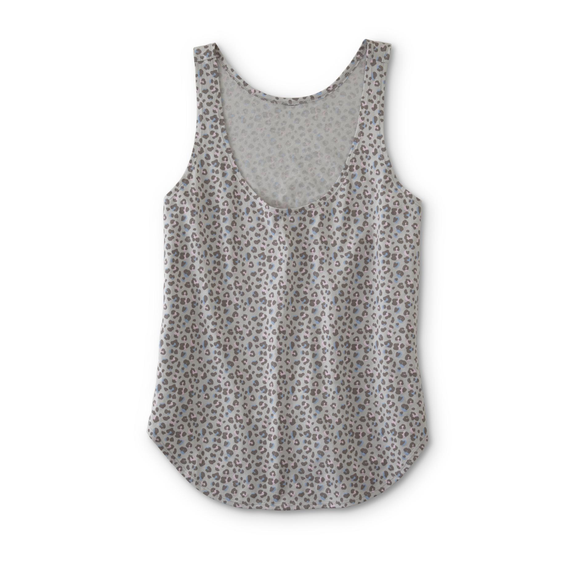 Women's Pajama Tank Top Leopard Print