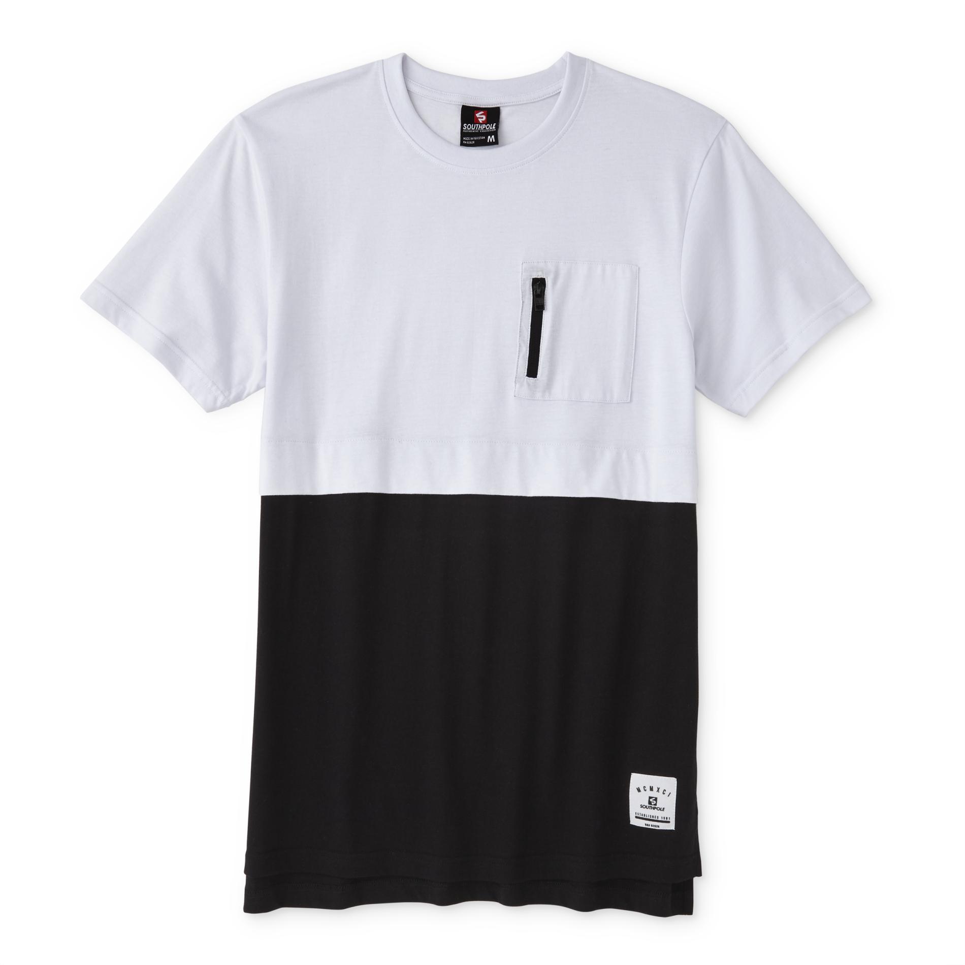 Southpole Young Men's Pocket T-Shirt - Colorblock
