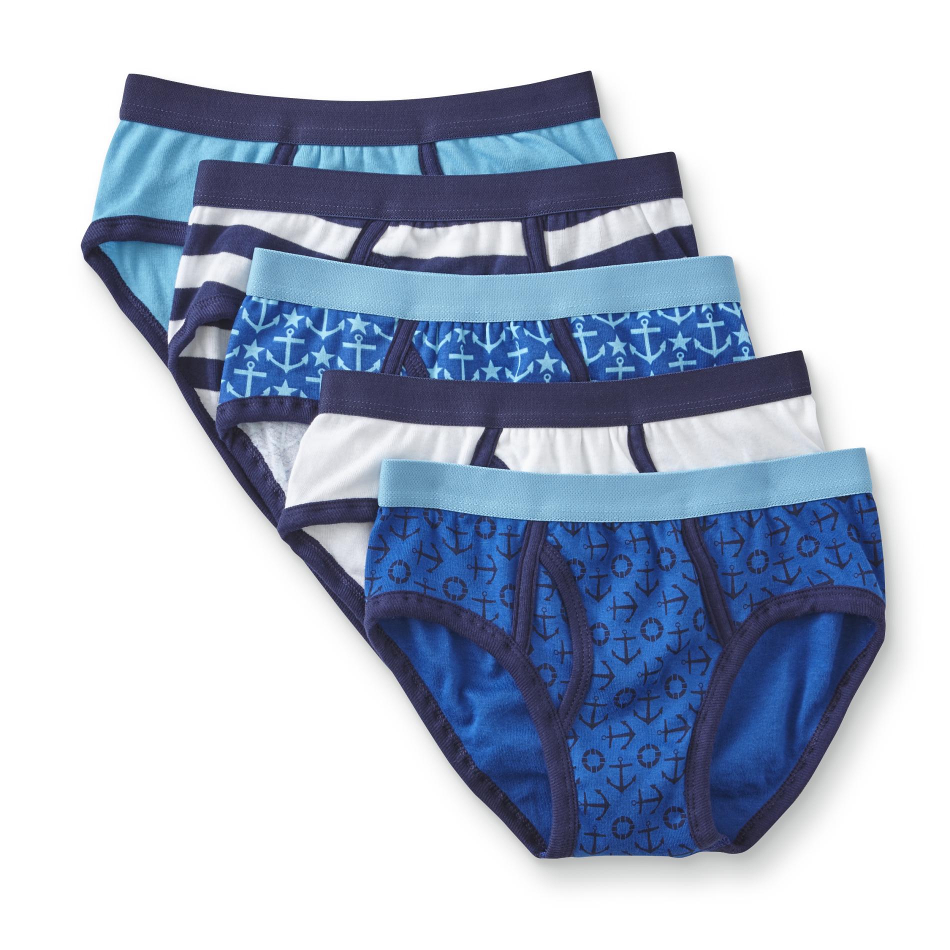 Boys' 5-Pack Briefs - Nautical, Size: XS Boys' 5-Pack Briefs - Nautical, Size: XS