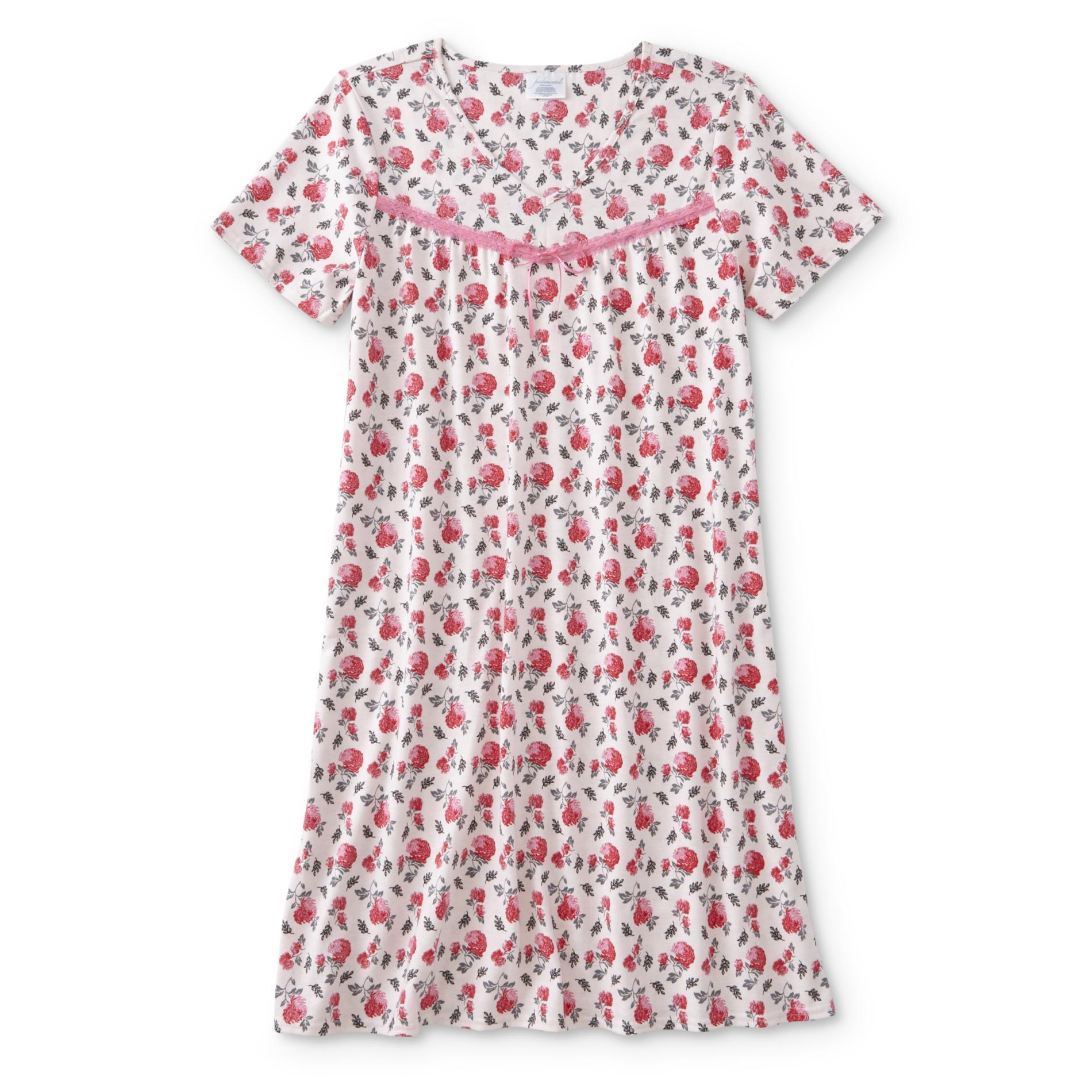 Fundamentals Women's Short-Sleeve Nightgown - Floral
