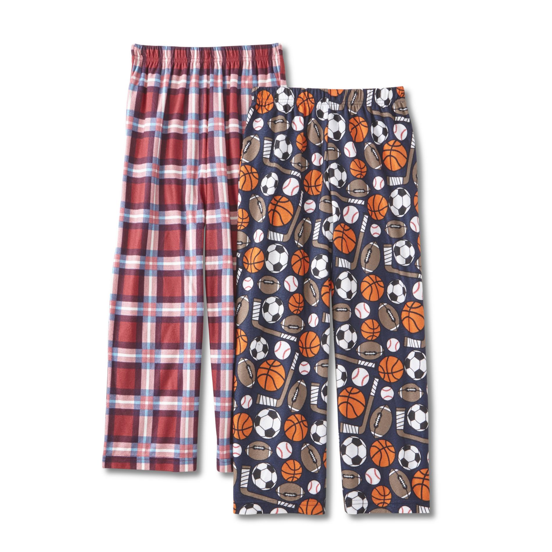 Joe Boxer Boys' 2Pack Pajama Pants Plaid & Sports Shop Your Way