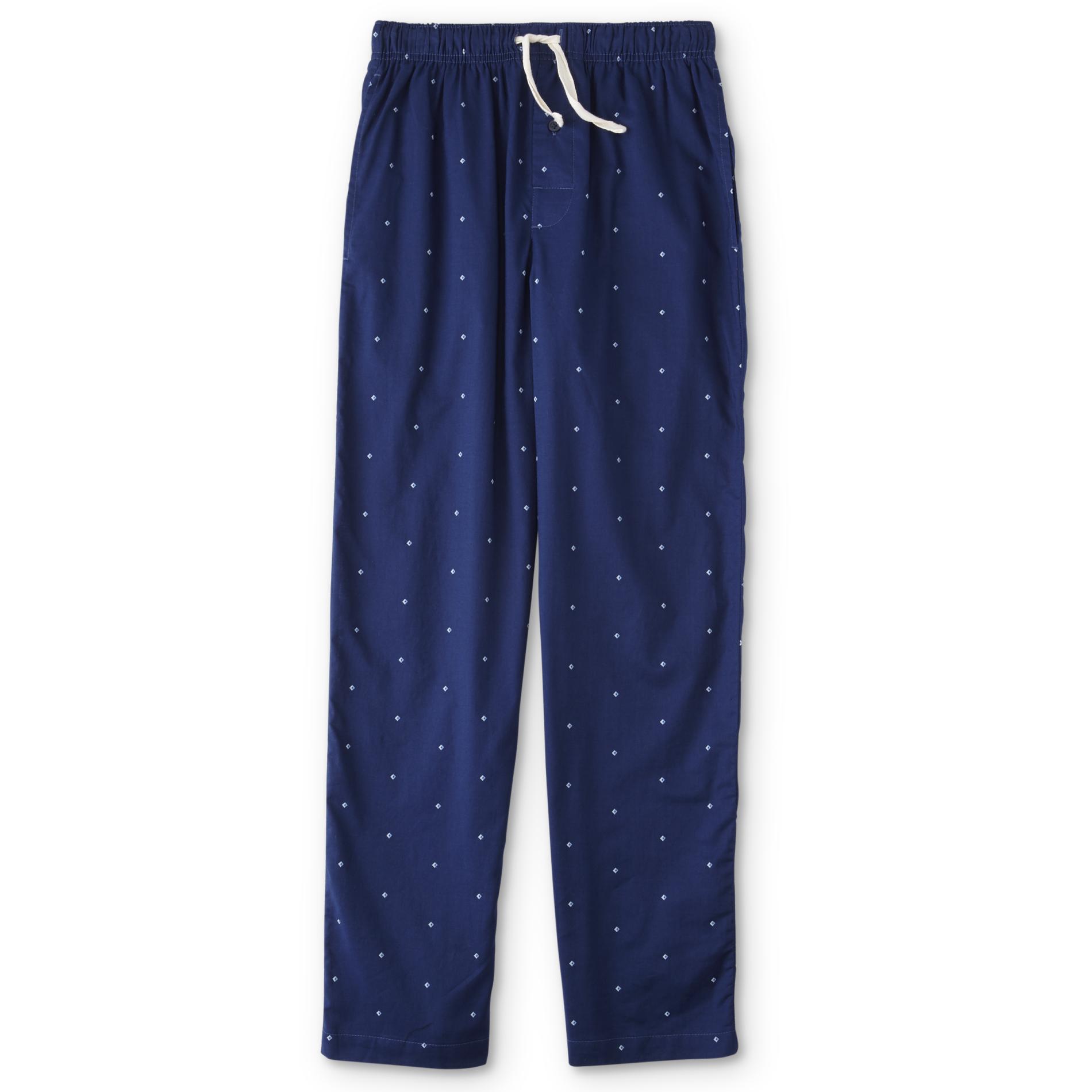 Basic Editions Men's Pajama Pants - Diamonds