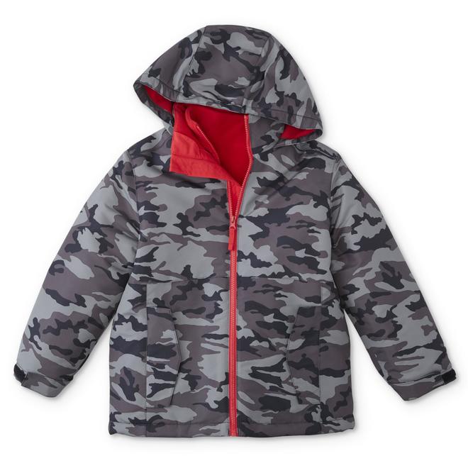 Athletech Boys' 3in1 System Jacket Camouflage