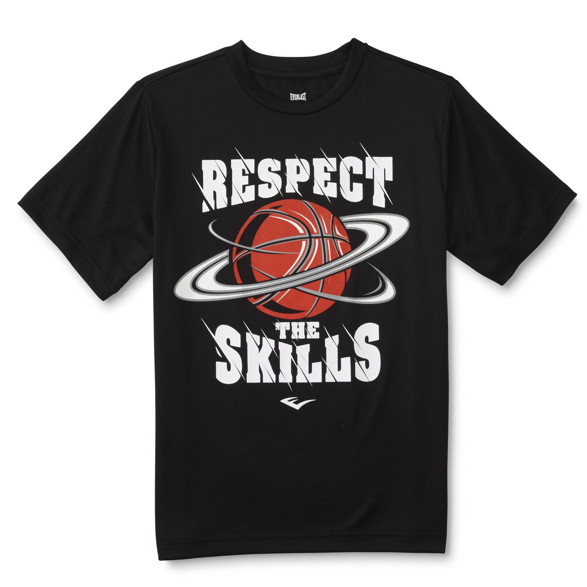Everlast&reg; Boy's Graphic Athletic T-Shirt - Respect the Skills