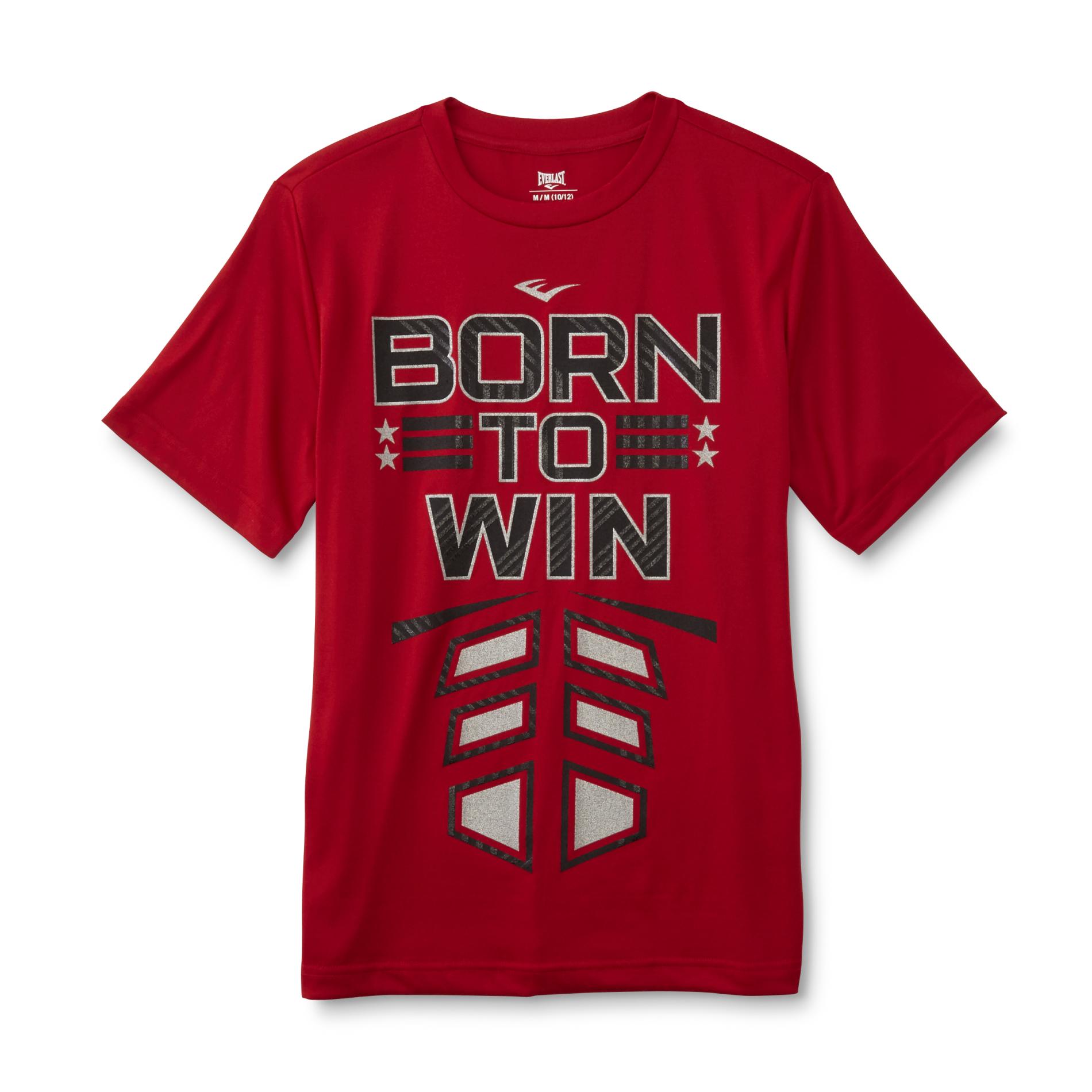 Everlast&reg; Boy's Graphic Athletic T-Shirt - Born To Win