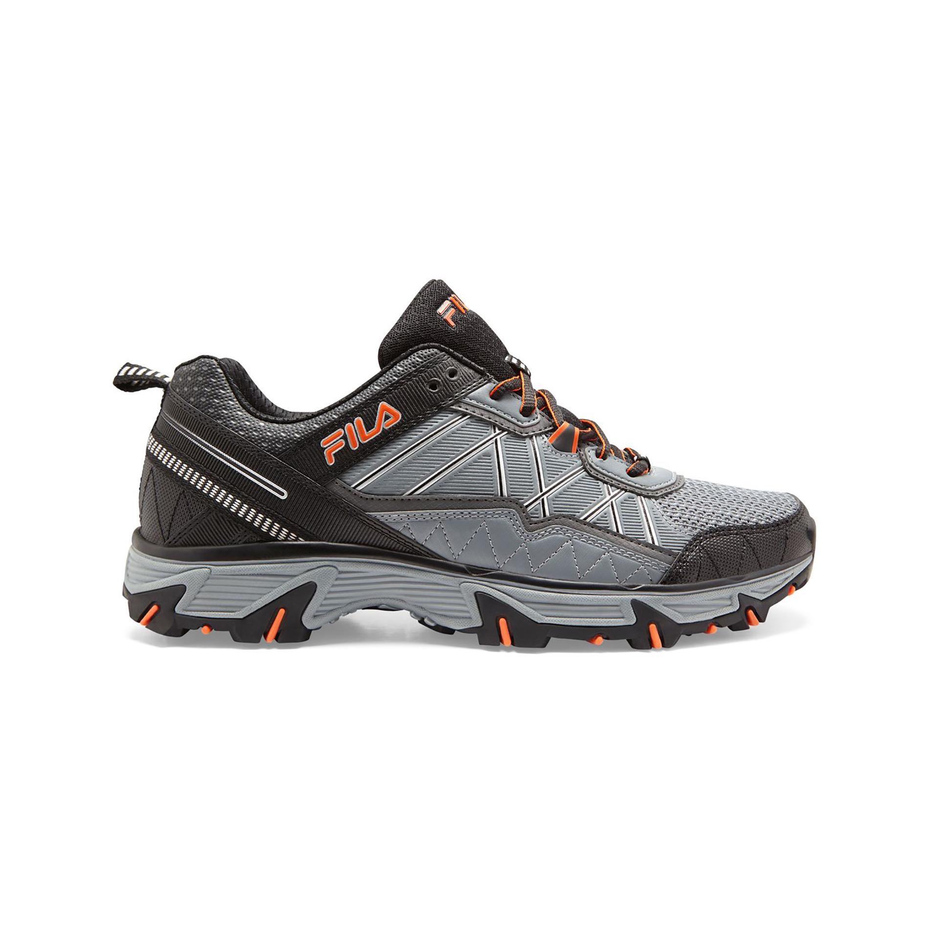 Fila Men's At Peake Running Shoe - Gray/Black/Orange