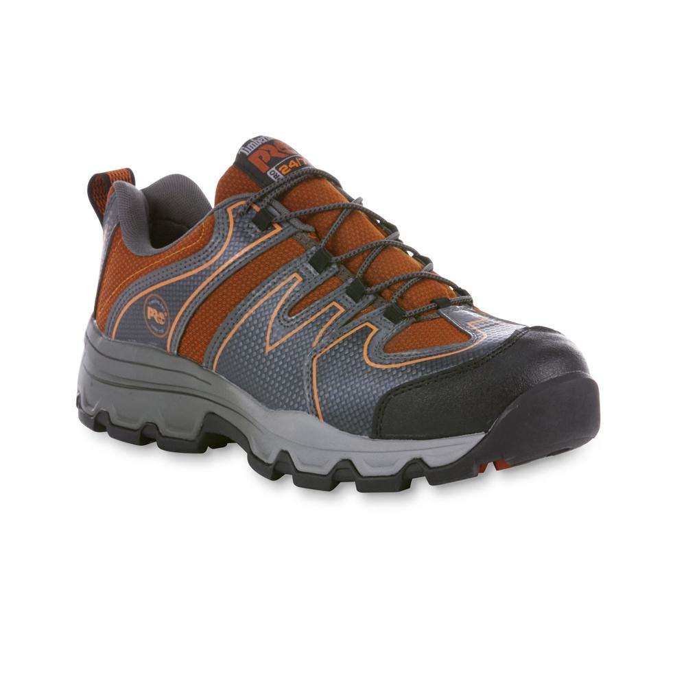 Timberland PRO Men's Rockscape Steel Toe Work Shoe A11OU - Gray/Orange