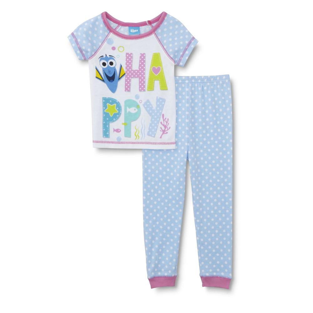 Disney Finding Dory Toddler Girl's 2-Pairs Pajamas