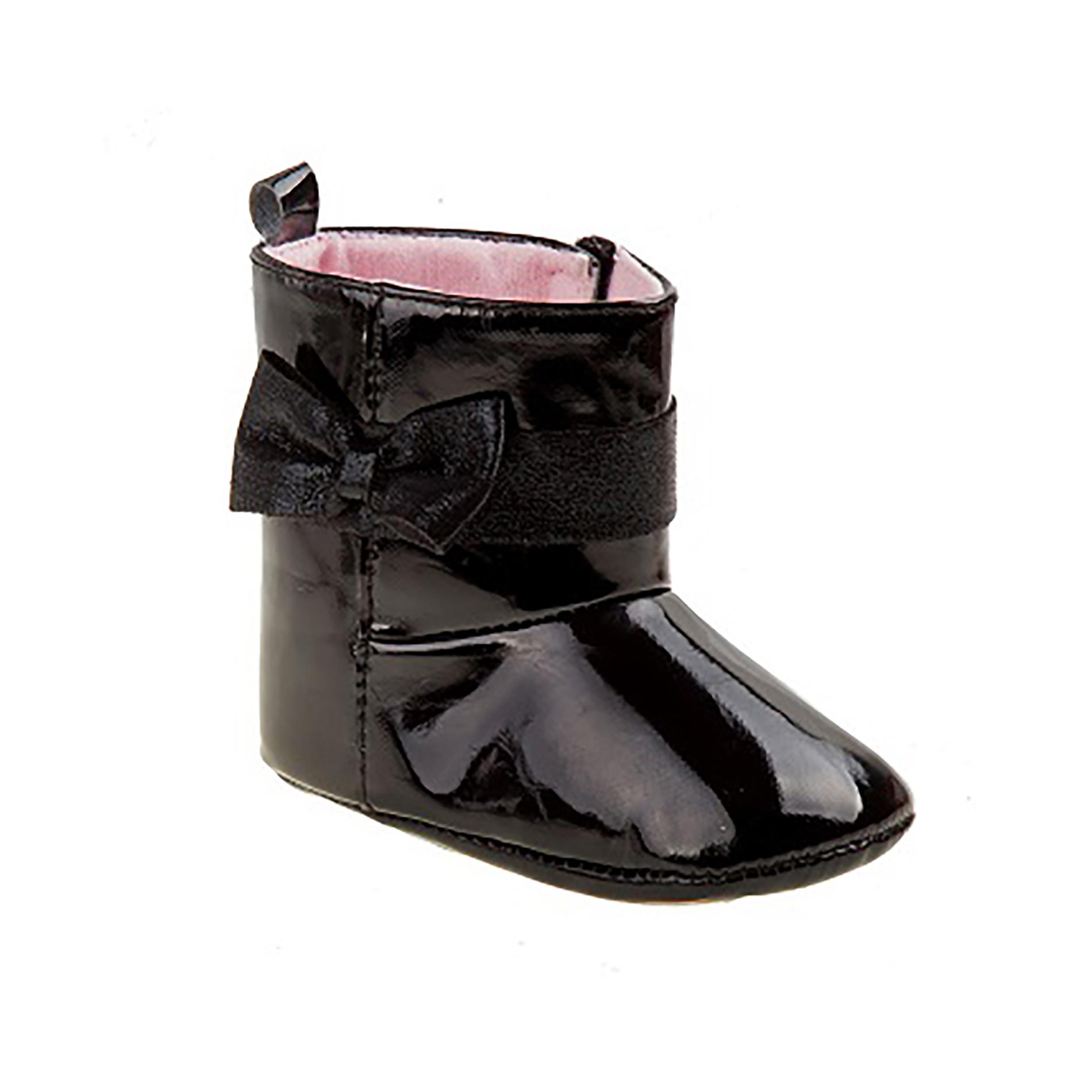 Laura Ashley Baby Girls' Fashion Boot - Black