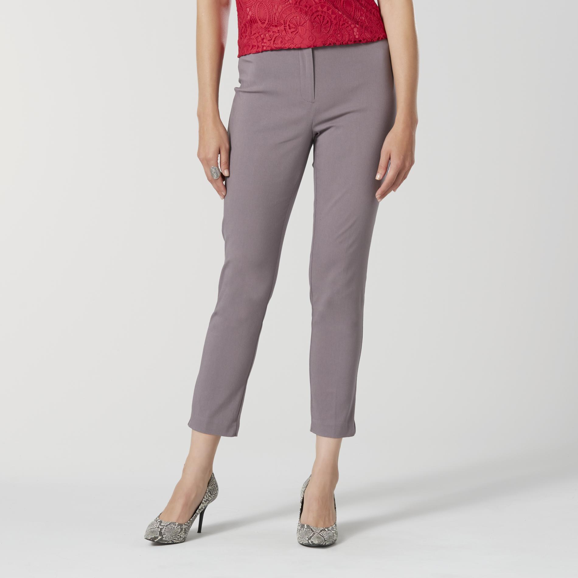 Attention Women's Flat Front Dress Pants Shop Your Way Online