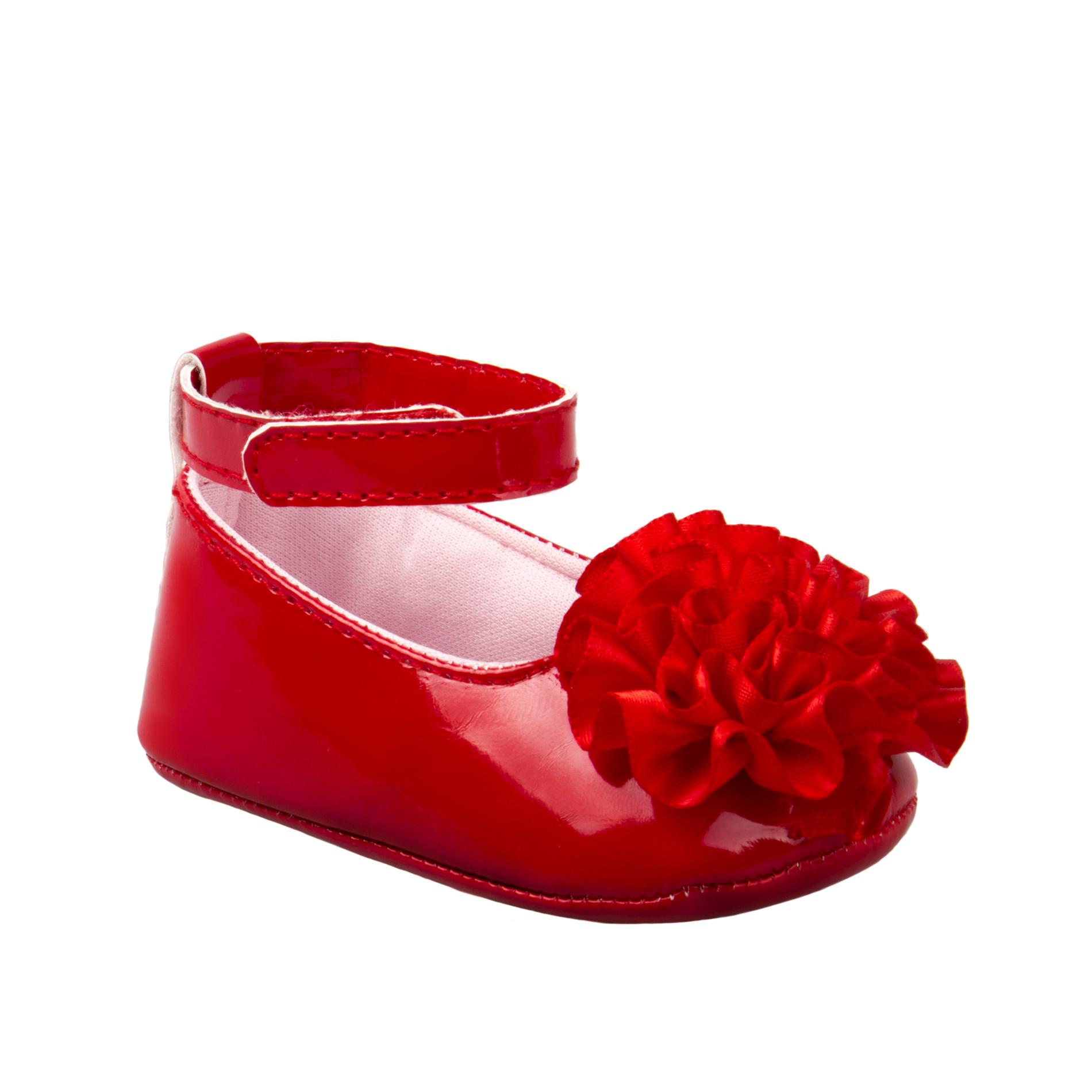 Laura Ashley Baby Girls' Dress Shoe - Red