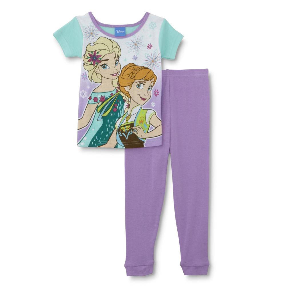 Disney Frozen Toddler Girl's 2-Pairs Pajamas - Anna & Elsa