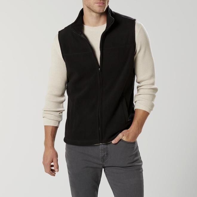 Basic Editions Men's Fleece Vest