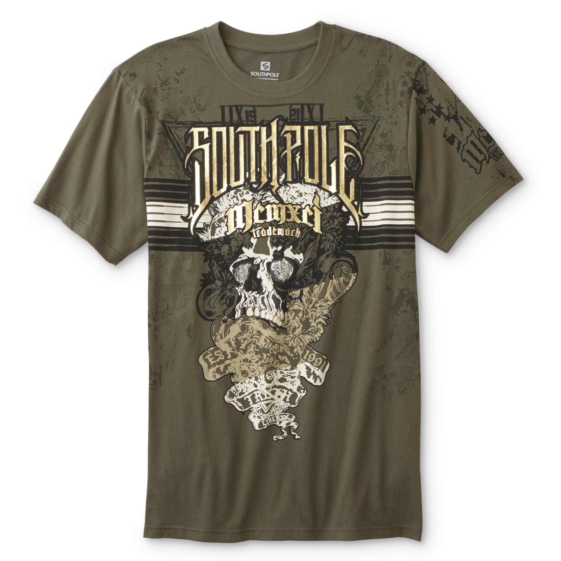 Southpole Young Men's Skull Graphic T-Shirt