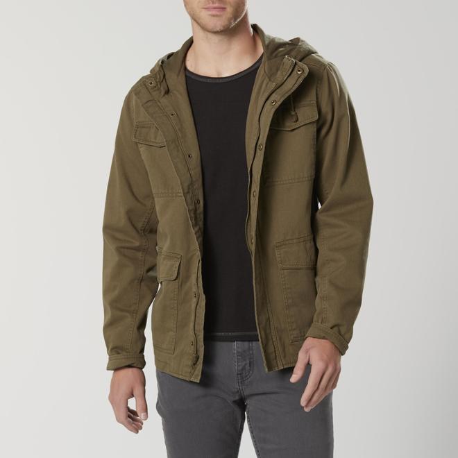 Roebuck & Co. Men's Hooded Military Jacket