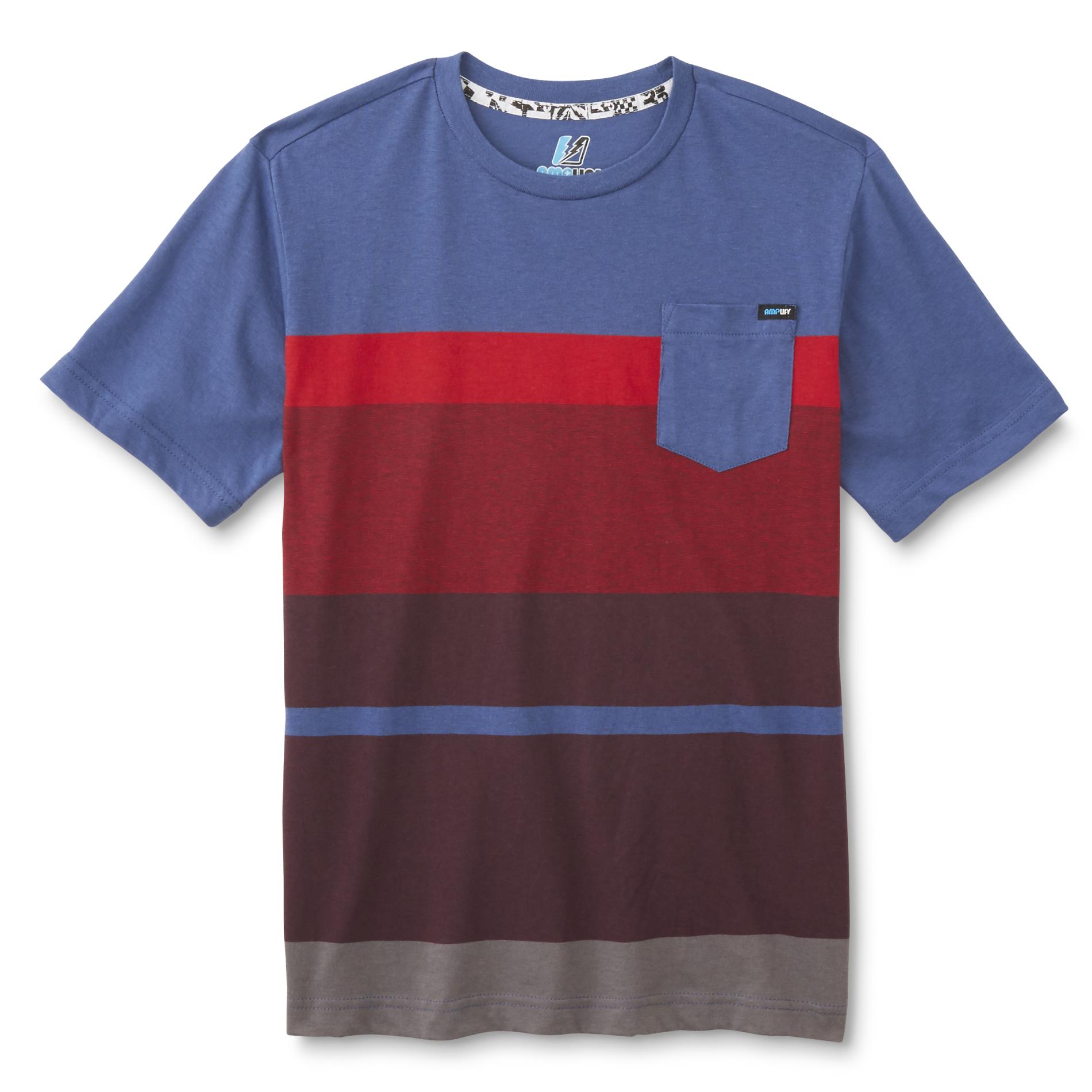 Amplify Boy's Pocket T-Shirt - Striped