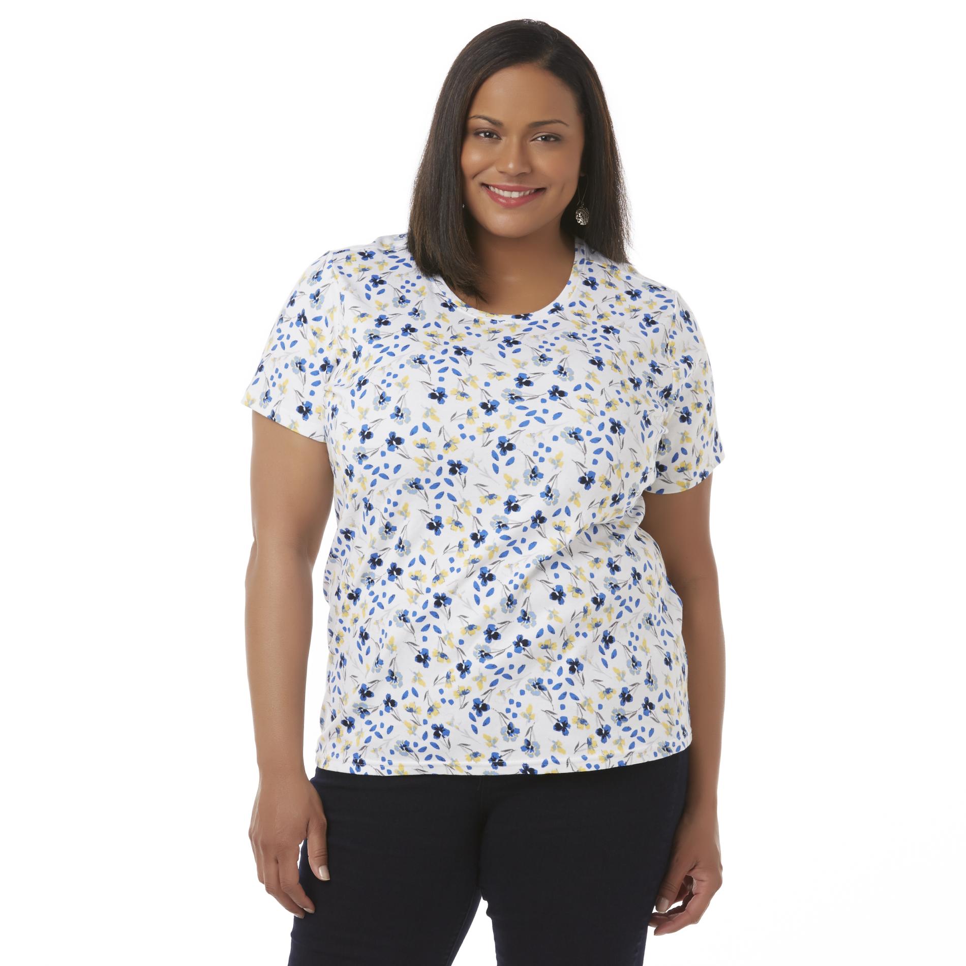 Laura Scott Women's Plus T-Shirt - Floral