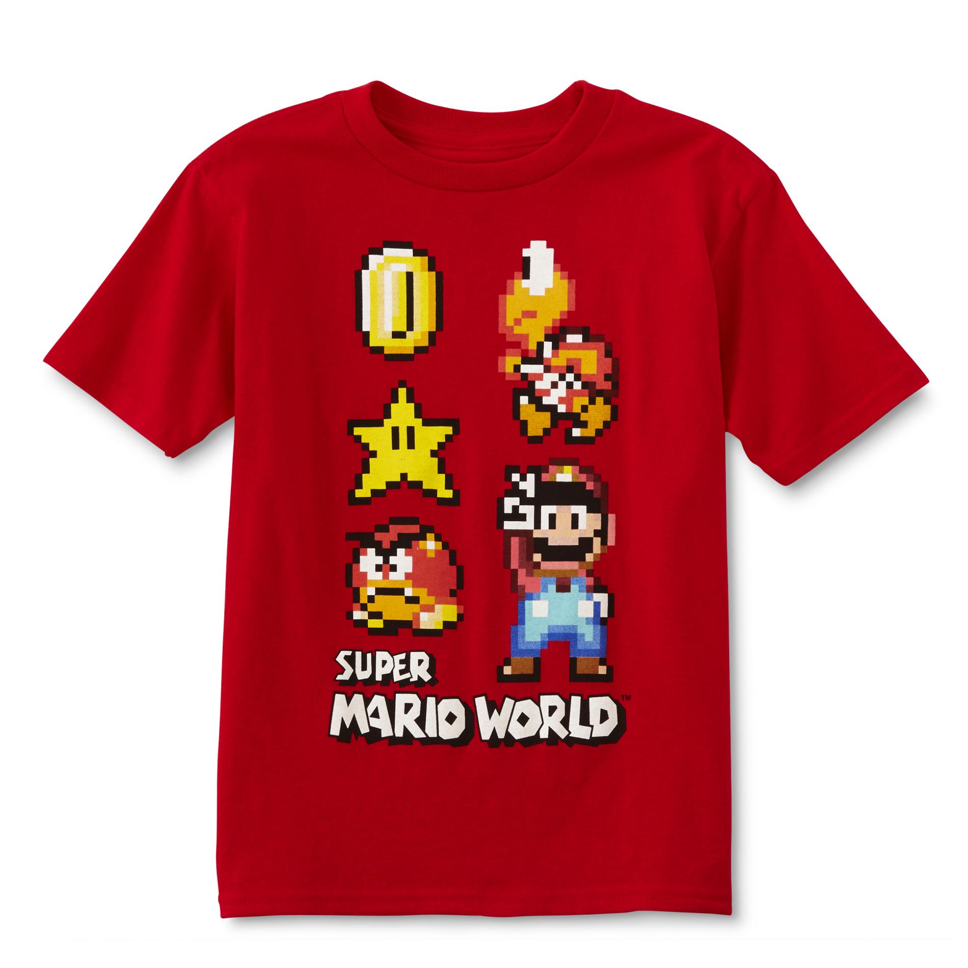 Nintendo Super Mario World Boy's Graphic T-Shirt