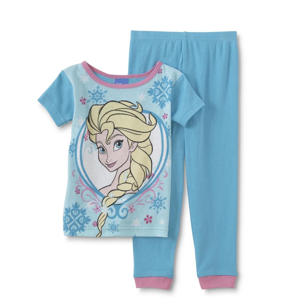 Disney Frozen Toddler Girl's 2-Pairs Pajamas - Elsa