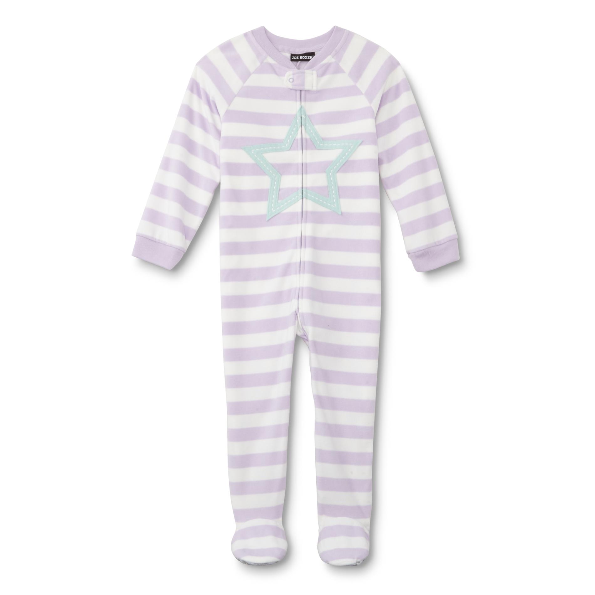Joe Boxer Infant & Toddler Girl's Footed Sleeper Pajamas - Star