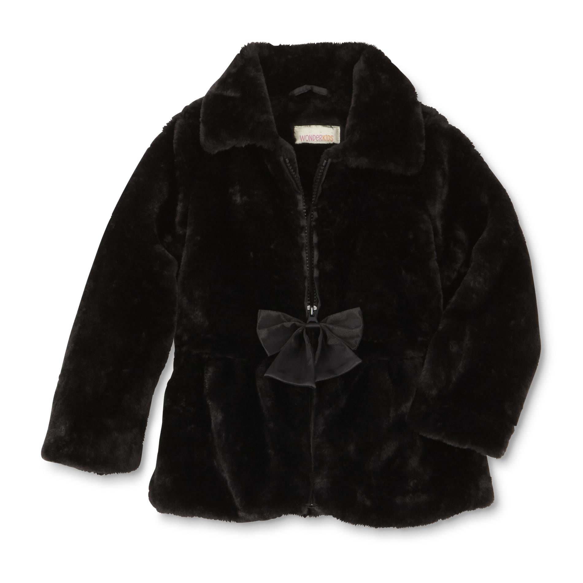 WonderKids Infant & Toddler Girl's Faux Fur Coat
