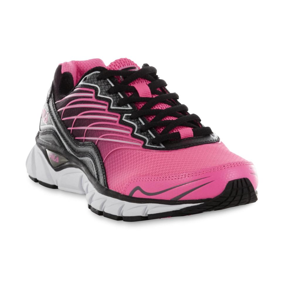 Fila Women's Memory Countdown 3 Running Shoe - Black/Pink